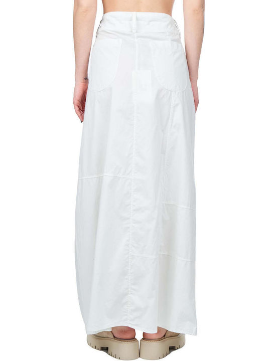 Crossley High Waist Maxi Skirt in White color