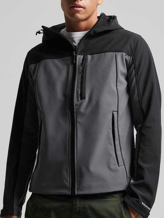 Superdry "CODE TREKKER" Men's Winter Jacket Gray