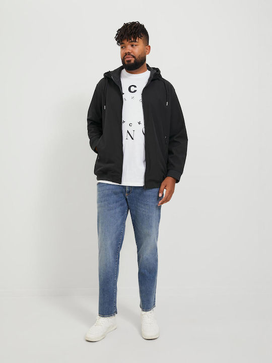 Χειμωνιάτικο Μπουφάν Softshell Αδιάβροχο και Αντιανεμικό Μαύρο