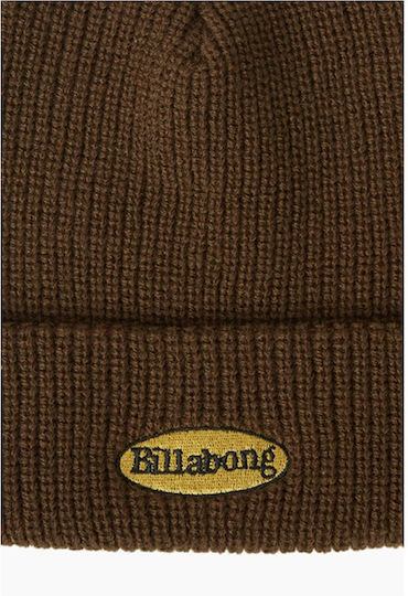 Walled Beanie Unisex Căciulă Tricotat în culoarea Maro
