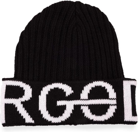 Beanie Γυναικείος Σκούφος Πλεκτός σε Μαύρο χρώμα