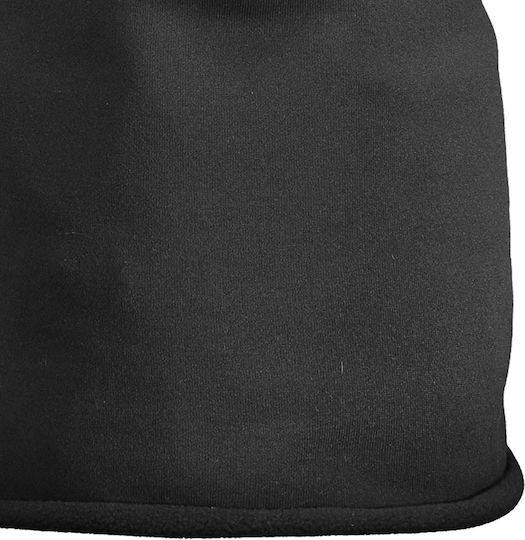 Beanie Unisex Fleece Σκούφος Πλεκτός σε Μαύρο χρώμα