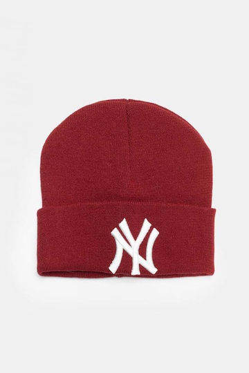 Beanie Unisex Căciulă Tricotat în culoarea Burgundy