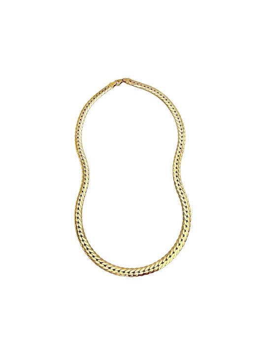 Xryseio Damen Goldene Kette Nacken 14K