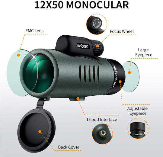 K&F Concept Monoclu de observare Vedere pe timp de noapte