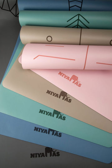 Niyamas Exercise Mat Green with Carry Strap (183x68x0.5cm)