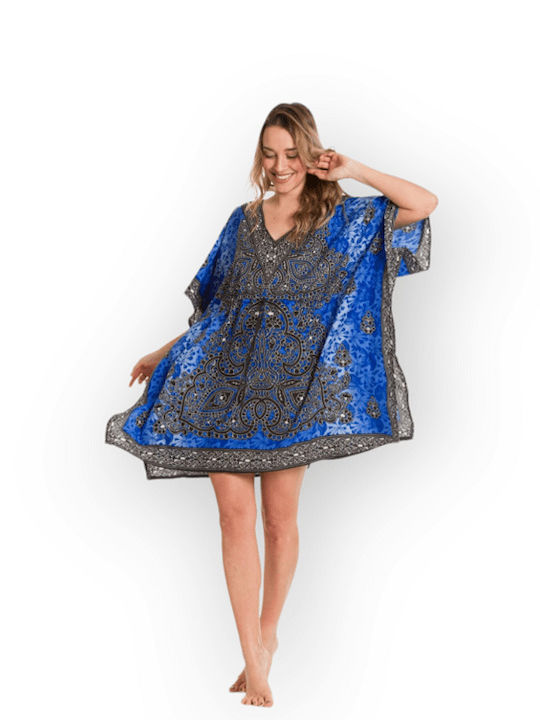 Rima Beachwear Women's Caftan Beachwear Blue