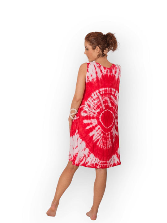 Rima Beachwear Damen Kleid Strand Rot