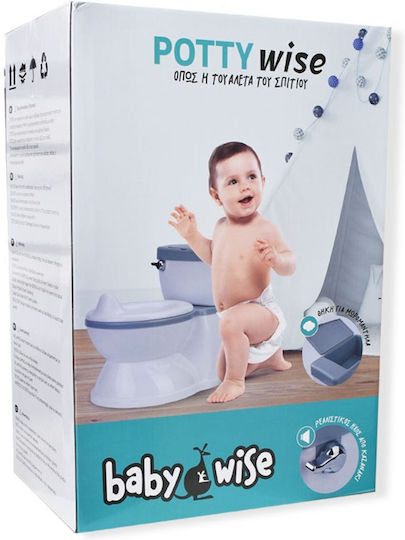 Baby Wise Potty Bowl with Sounds Gray up to 23kg