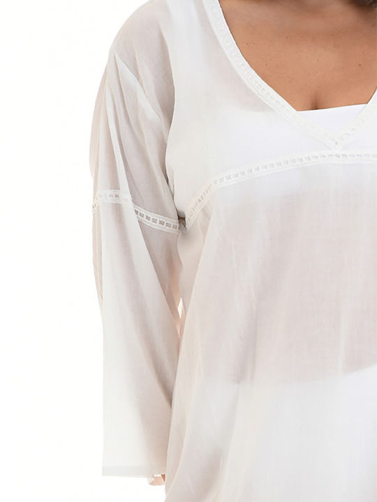 MiandMi Damen Kleid Strand Gold