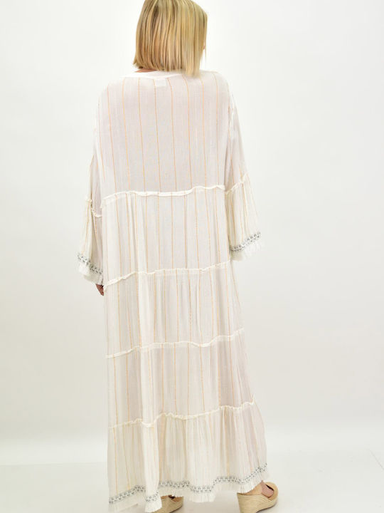 Potre Καφτάνι Παραλίας Χρυσό