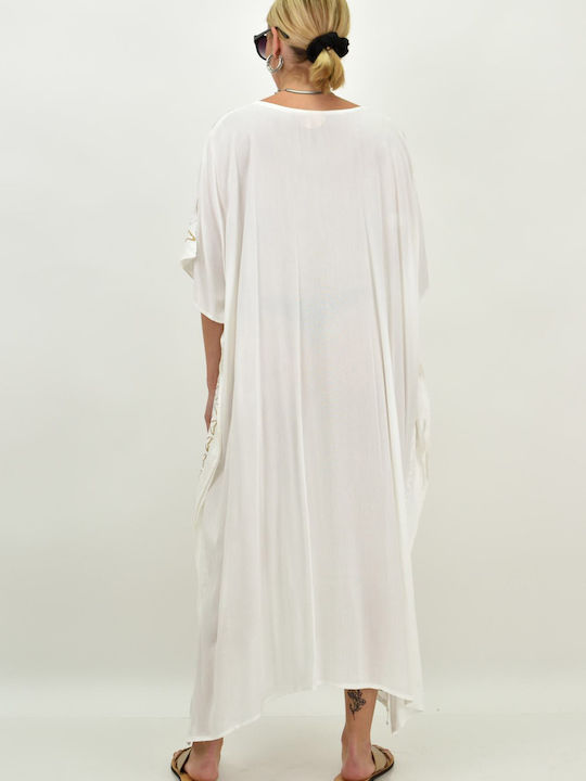Potre Damen Kaftan Strand Gold