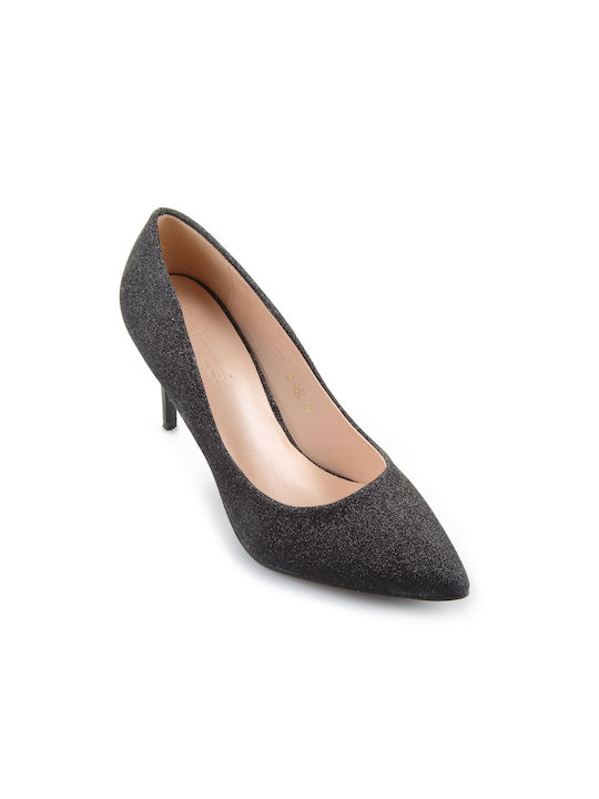 Fshoes Pointed Toe Black Heels