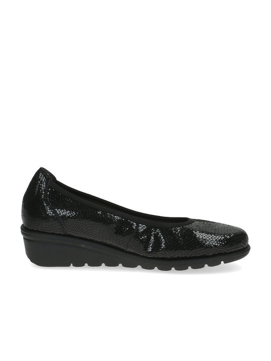 Caprice Damen Ballerinas in Schwarz Farbe