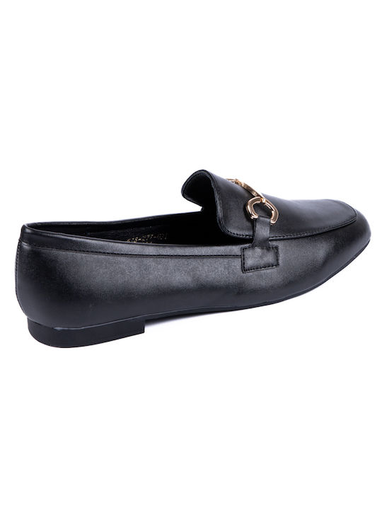 Voi & Noi Women's Moccasins in Black Color