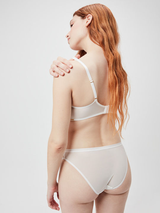 Gisela Lace Underwear Set with Bra & Slip White