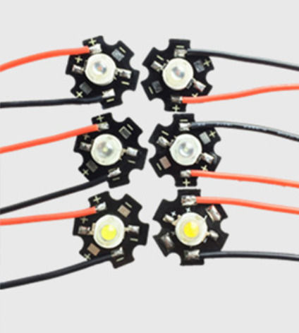 Haitronic LED 3W Зелен 1бр HS0714-GREEN