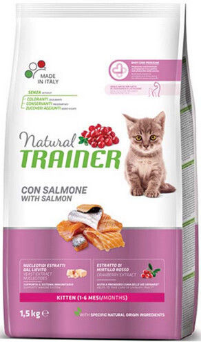 Trainer Dry Food for Young Cats with Sensitive Urinary with Salmon / Meat / Chicken / Turkey / Rice / Pork 0.3kg