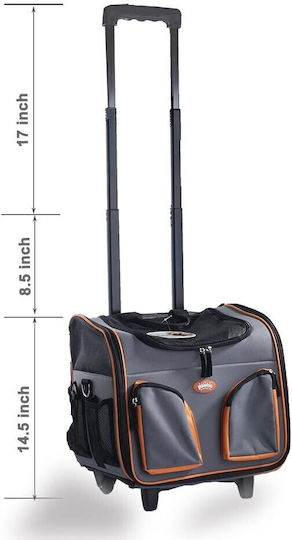 Pawise Trolley für Hunde / Katzen Grün L37xB33xH27cm.