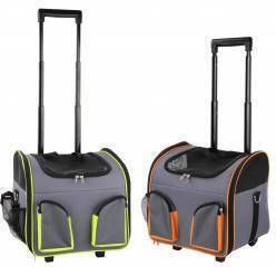Pawise Trolley für Hunde / Katzen Grün L37xB33xH27cm.