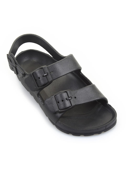 Fshoes Παιδικά Πέδιλα Μαύρα