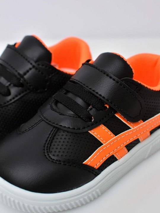 Παιδικά Sneakers με Σκρατς Μαύρα