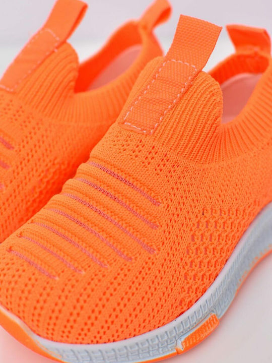 Детски маратонки Low Slip-on Оранжев