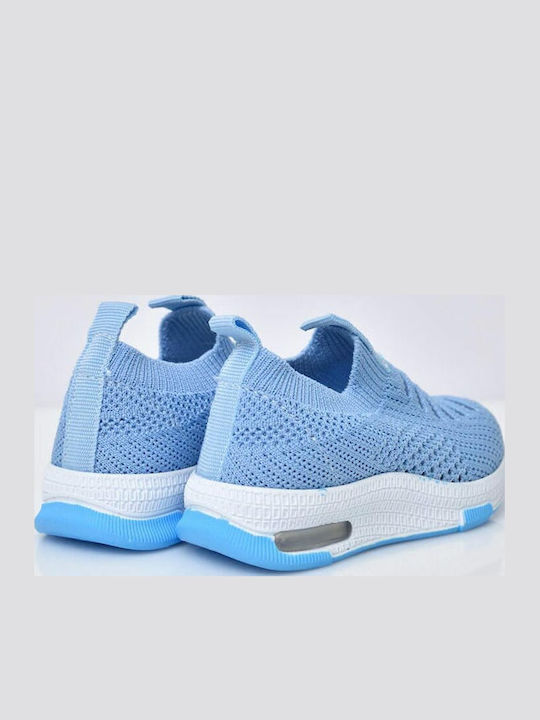 Kinder Sneakers Slip-on Hellblau