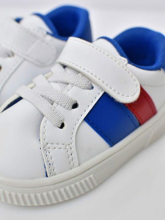 Παιδικά Sneakers με Σκρατς Λευκά