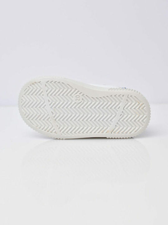 Παιδικά Sneakers με Σκρατς Λευκά