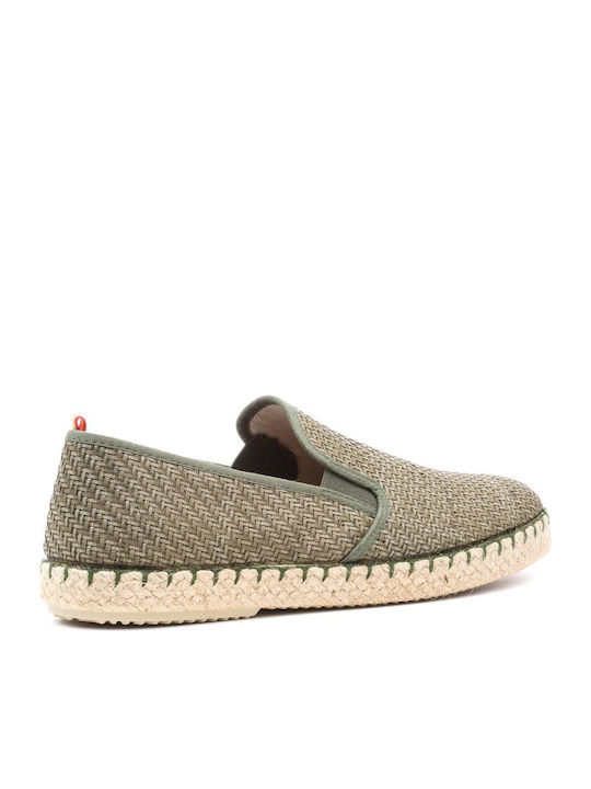 Herren Espadrilles in Grün Farbe