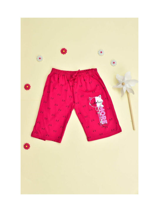 Potre Kids Shorts/Bermuda Fabric Fuchsia