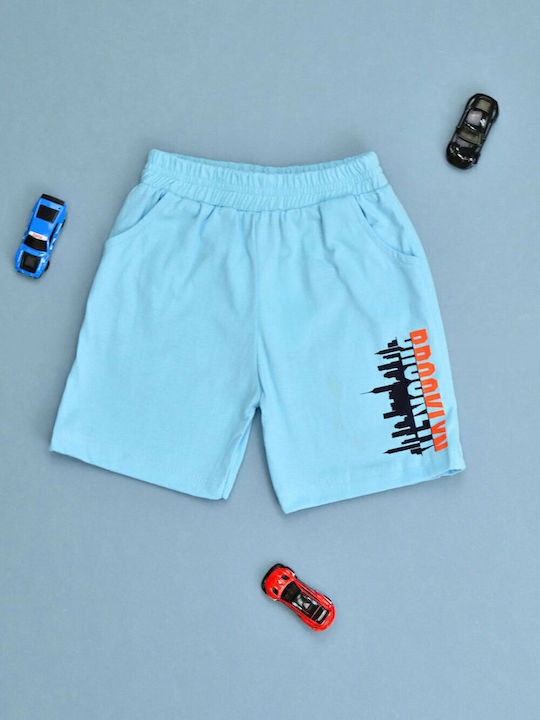 Kids' Shorts/Bermudas Fabric Brooklyn Light Blue