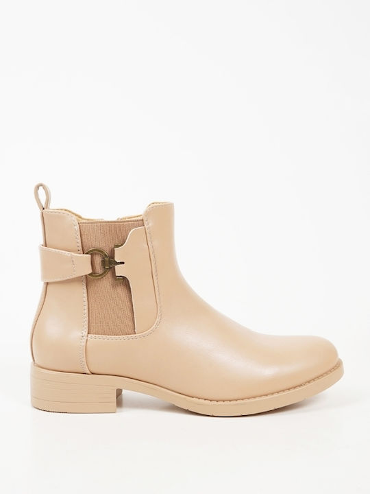 Piazza Shoes Women's Chelsea Boots Beige