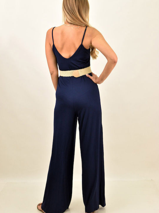 Women's One-piece Suit Navy Blue
