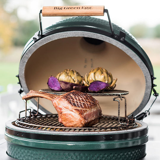 Big Green Egg Στρογγυλή Ανοξείδωτη Σχάρα Ψησίματος 61εκ.