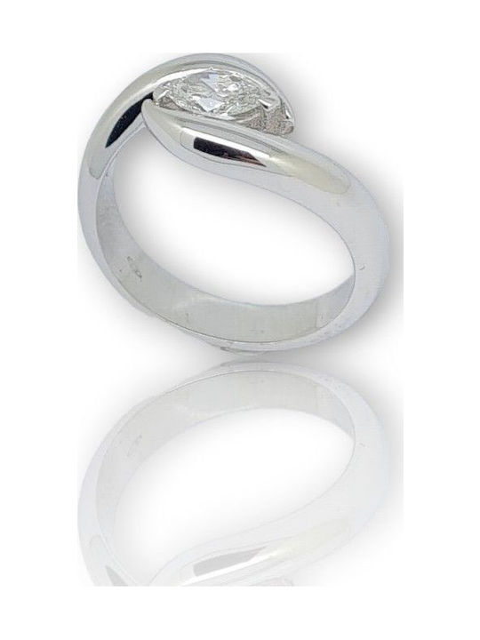 Mentzos Single Stone with Diamond