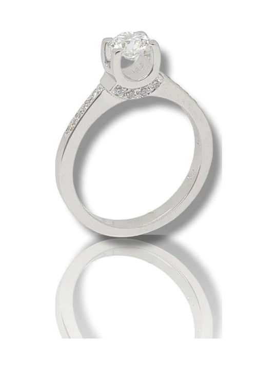 Mentzos Single Stone with Diamond
