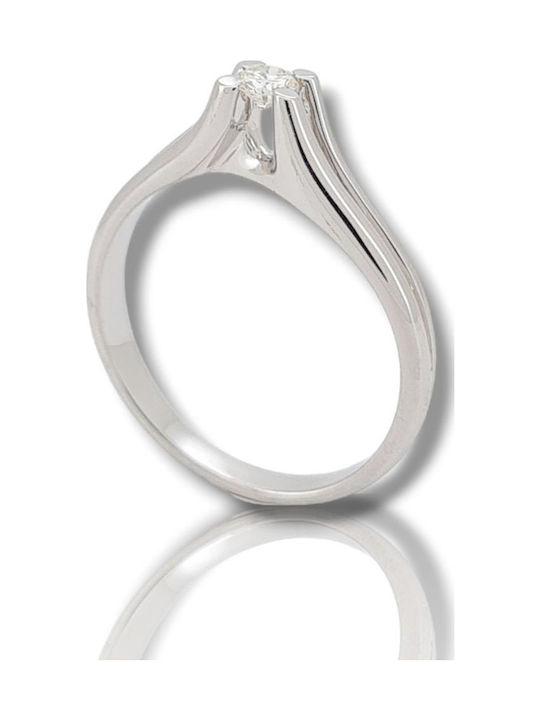 Mentzos Single Stone with Diamond