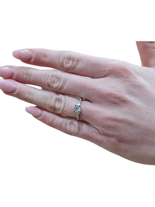 Mentzos Single Stone with Diamond