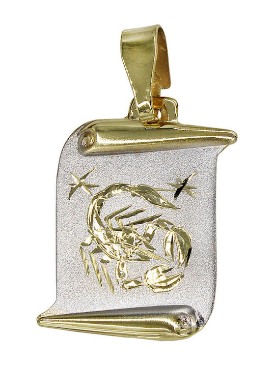 Roloi Kaliamanis Anhänger Kinder Amulett mit Kette aus Gold 14K ZP1004