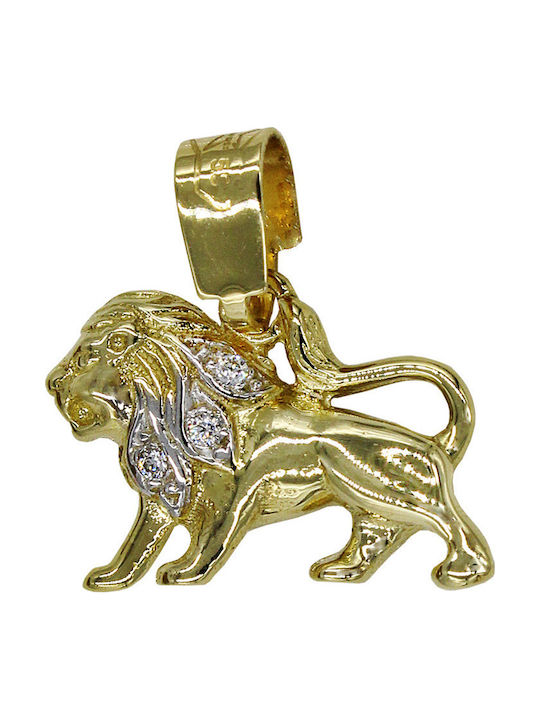Roloi Kaliamanis Anhänger Kinder Amulett mit Kette aus Gold 14K ZA11001