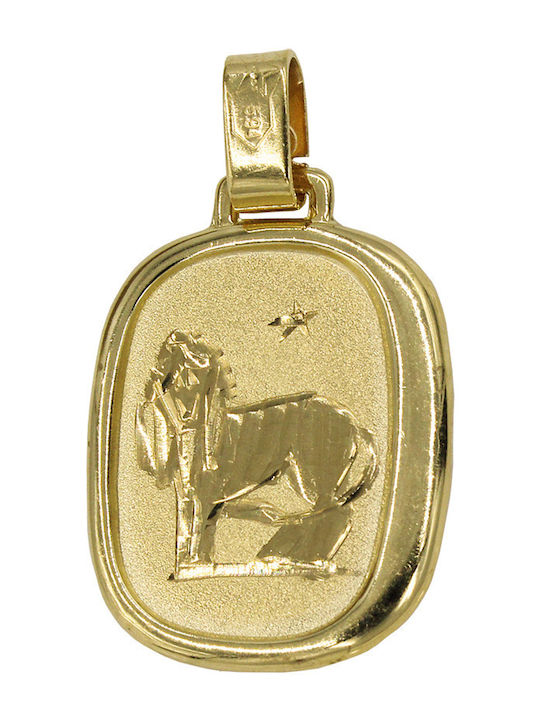 Roloi Kaliamanis Anhänger Kinder Amulett mit Kette aus Gold 14K ZPL1001