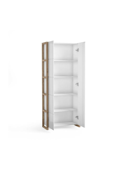 Ντουλάπα Γραφείου από MDF Δρυς 80x80x190cm