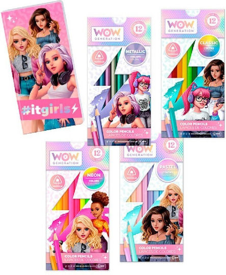 WOW Generation Farbstift-Set in einer Box 48Stück Packung von 1 Verpackungen