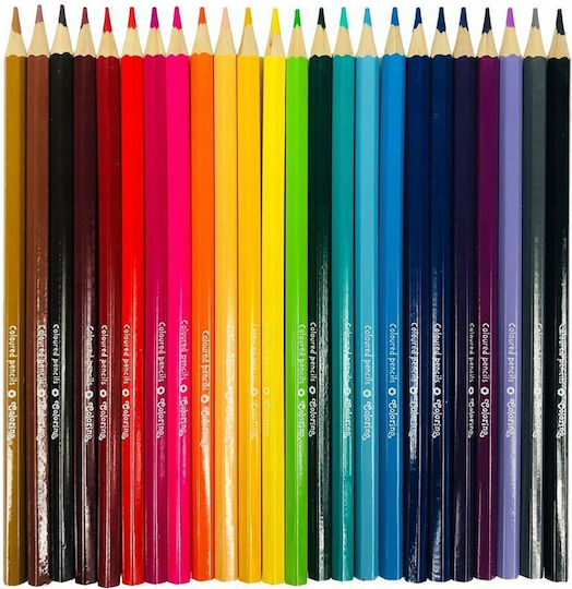 Colorino Ξυλομπογιές Σετ 24 χρώματα