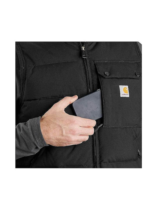 Sleeveless Jacket Waterproof and Windproof Black