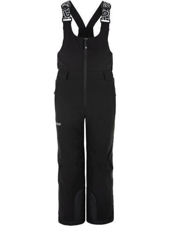 Kilpi QJ0452KI-BLK Kids Dungarees for Ski & Snowboard Black