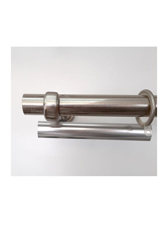 Import Hellas Metallic Curtain Pole No5 Single Φ25mm 120cm Bronze