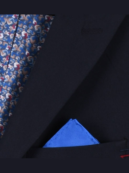 Unounouno Bow Tie Set with Pochette Blue
